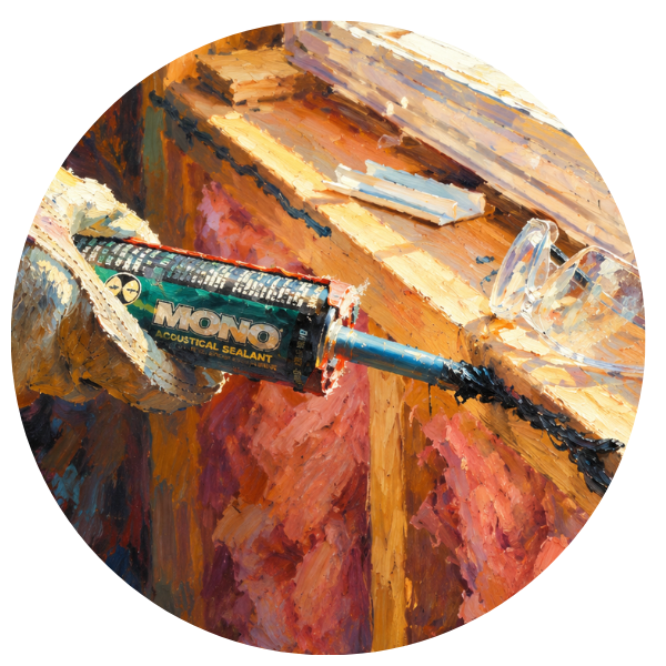 Applying sealant around a window during a home improvement project